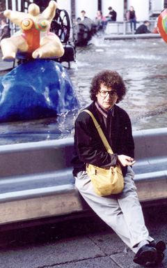 Martin Read by the Stravinsky fountain - Paris